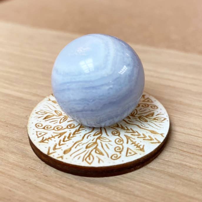 Small Crystal Sphere Stand