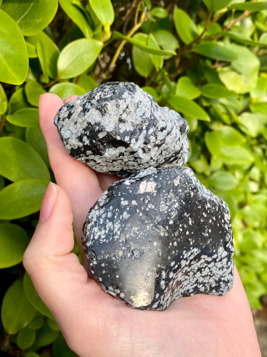 Snowflake Obsidian - Raw