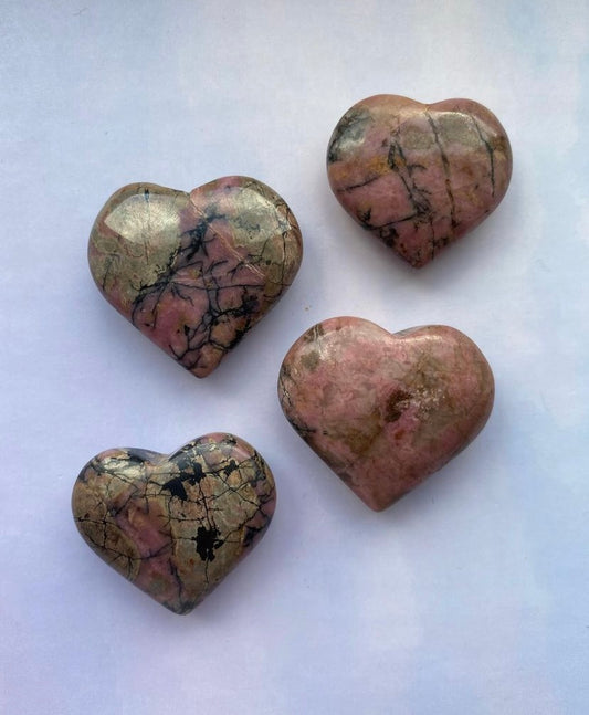 Rhodonite Hearts