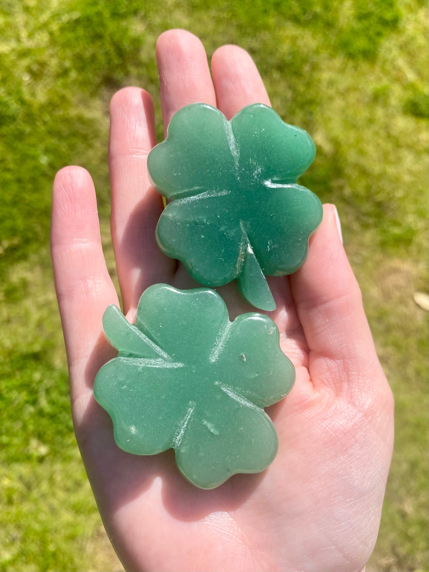 Green Aventurine - 4 Leaf Clover