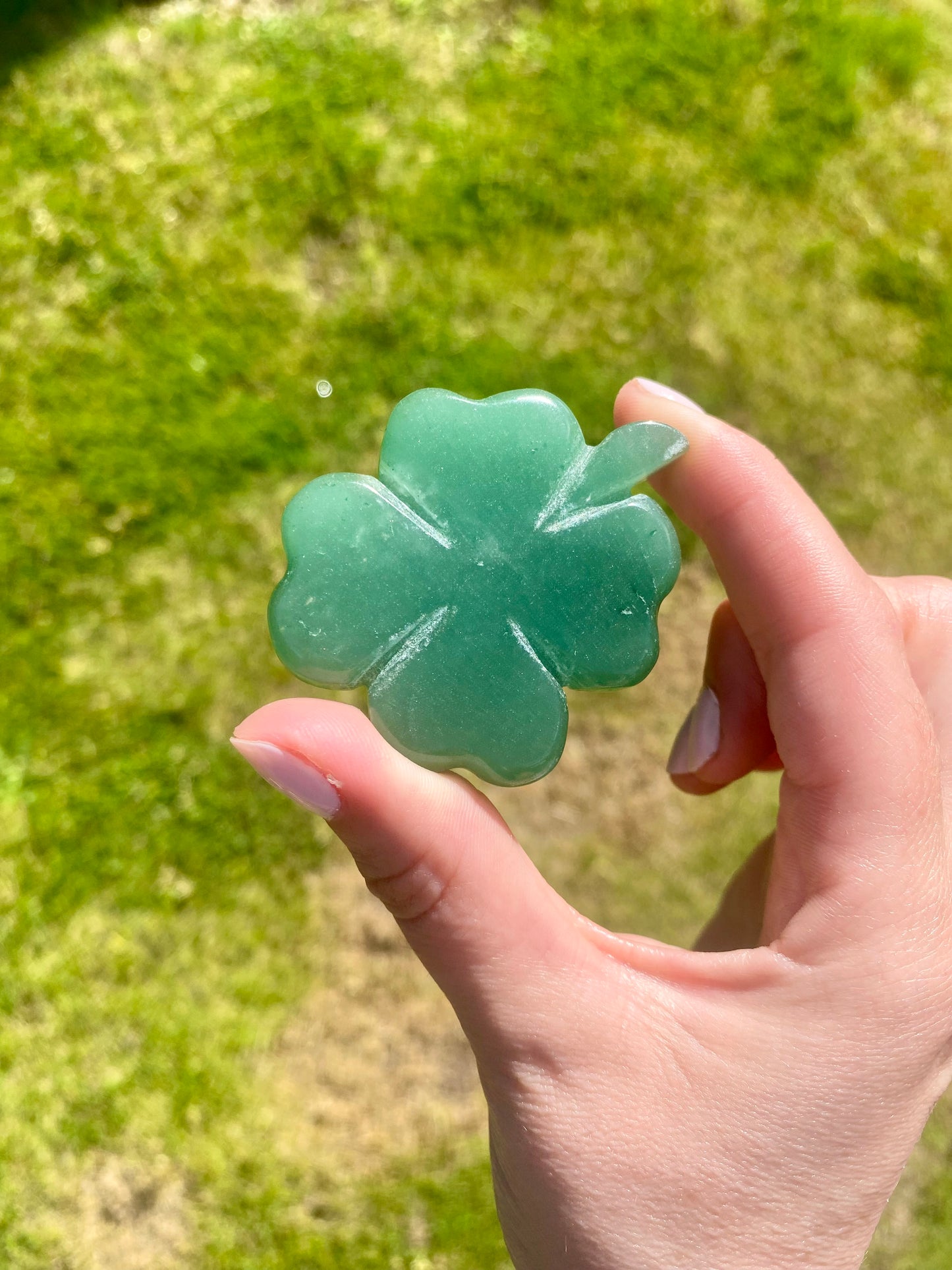 Green Aventurine - 4 Leaf Clover