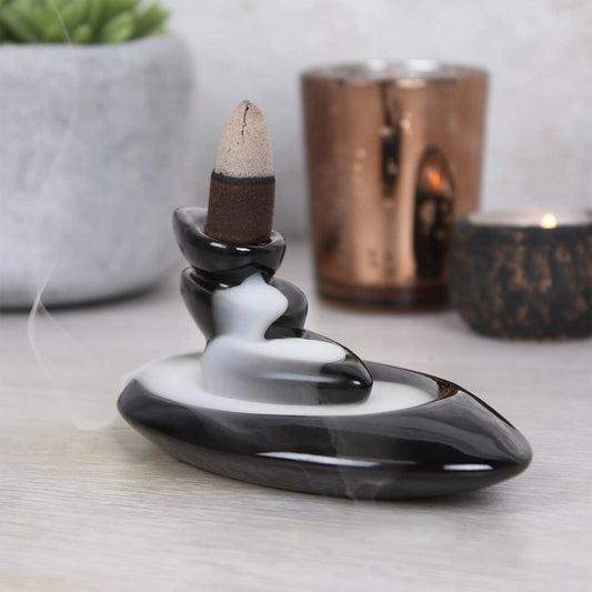 Small Pebbles Backflow Incense Burner