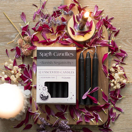 Banish Negativity - Black Magic Spell Candles