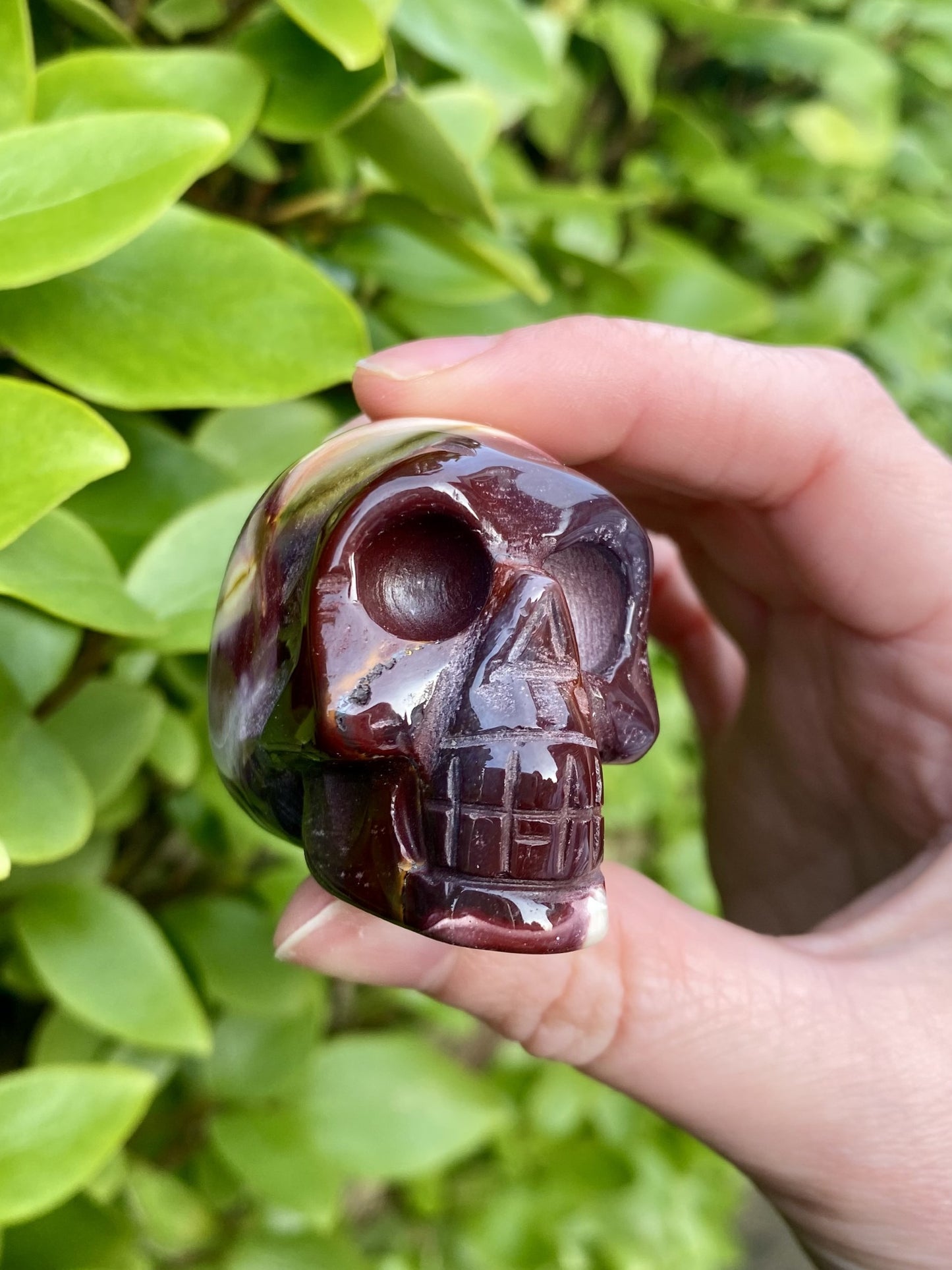 Mookaite Polished Skull