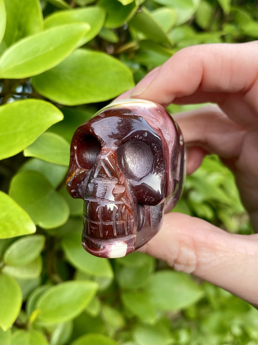 Mookaite Polished Skull