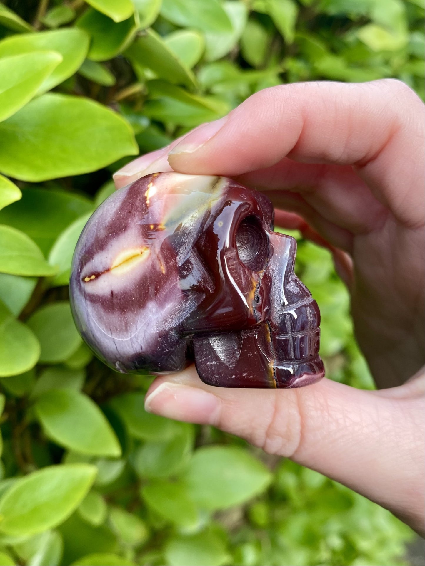 Mookaite Polished Skull