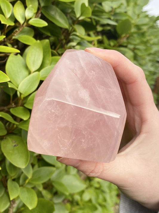 Rose Quartz Polished Freeform