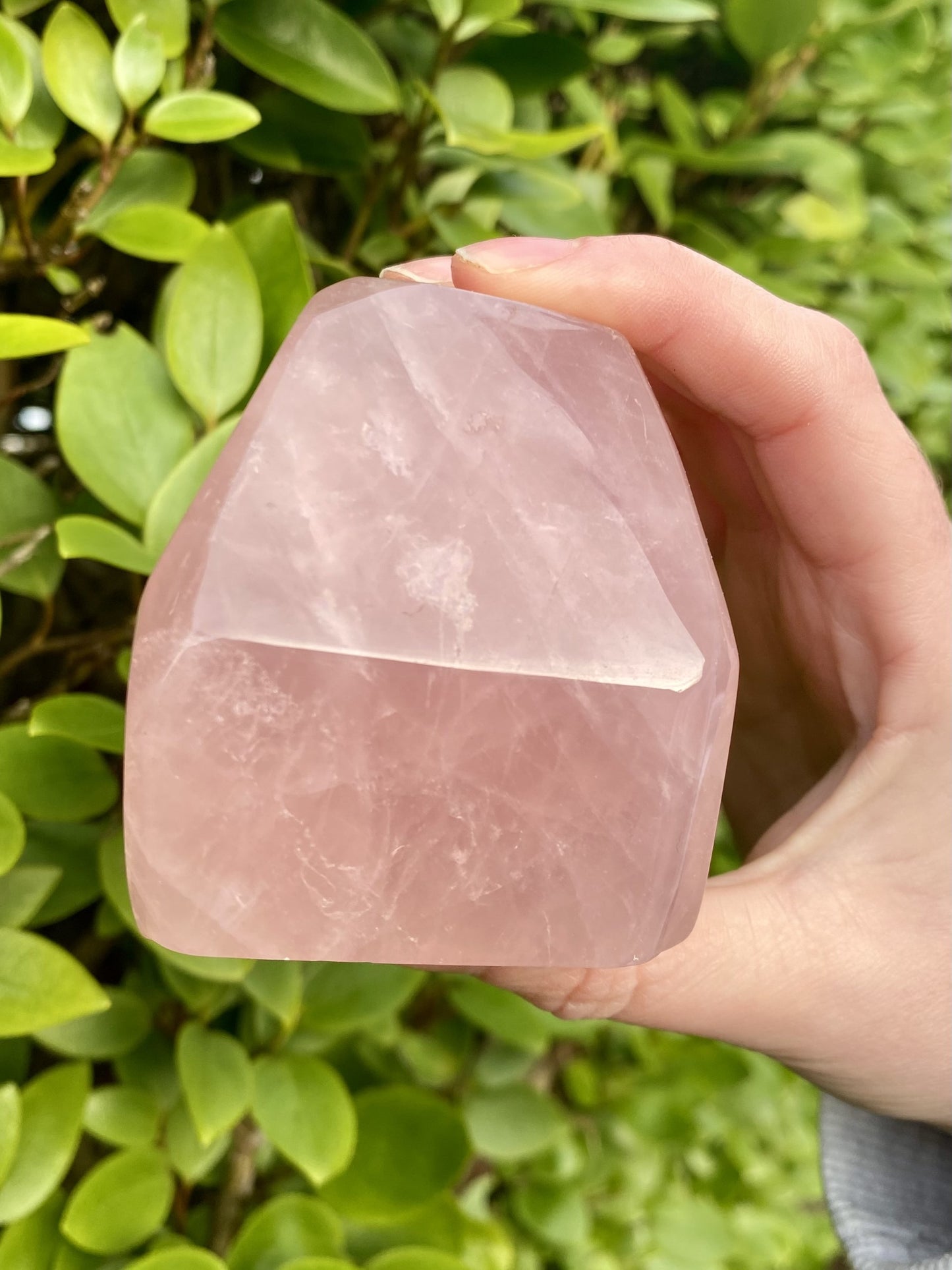 Rose Quartz Polished Freeform