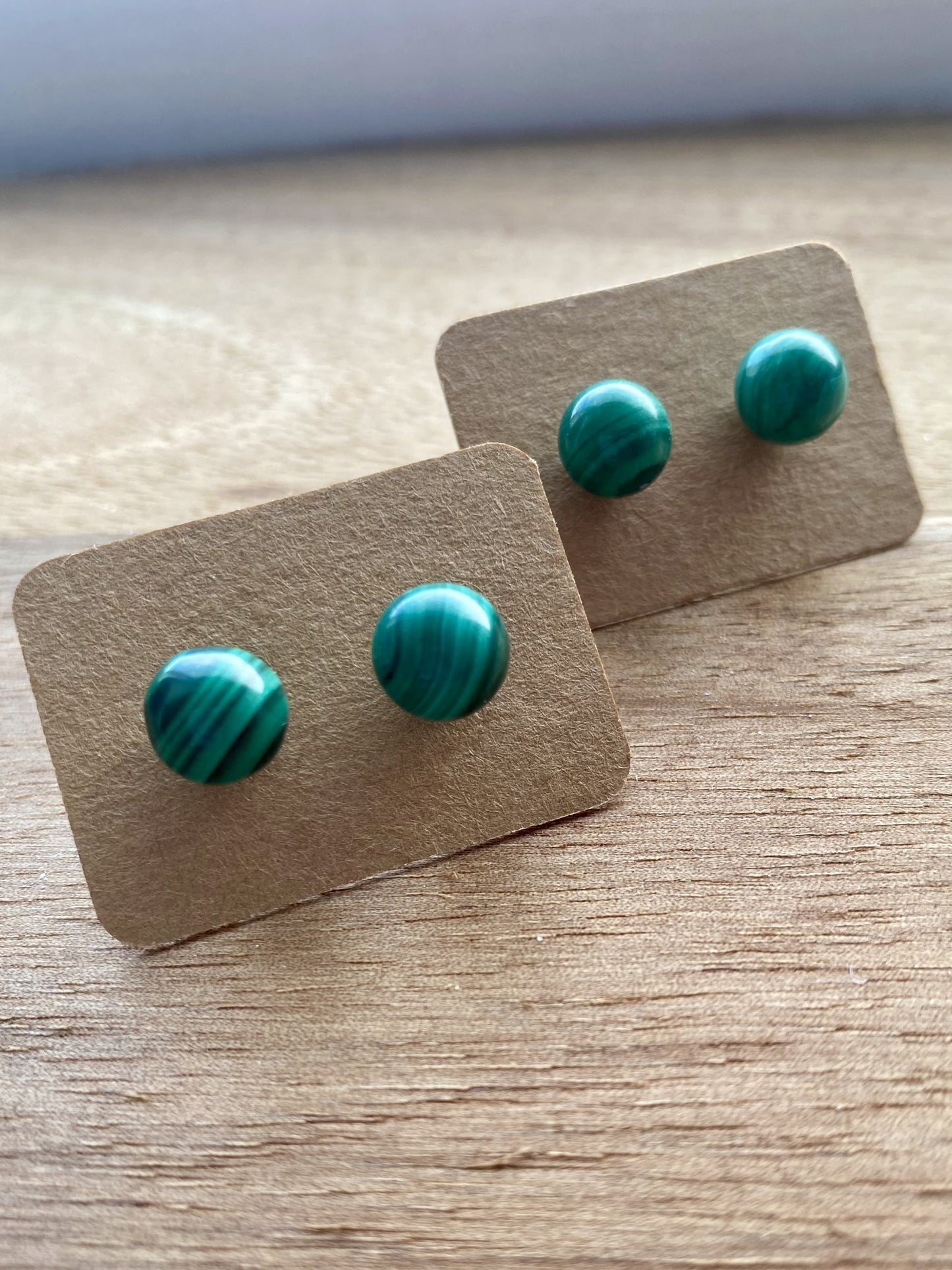 Malachite Earrings