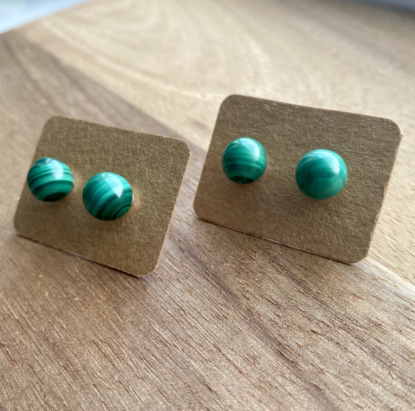 Malachite Earrings